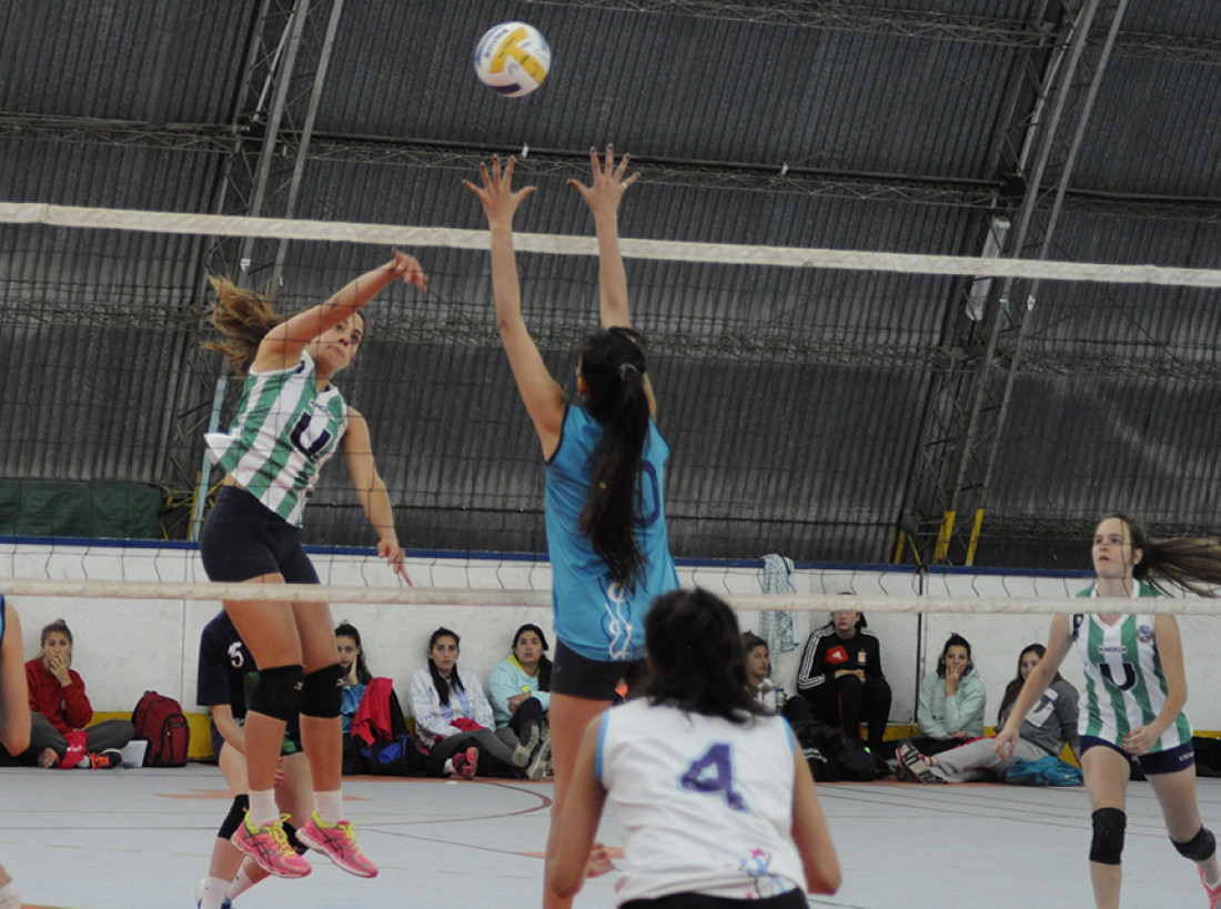 Vóley femenino: Las dejó verdes