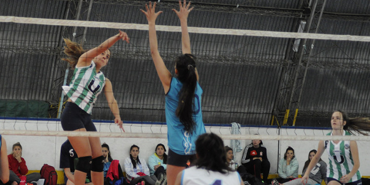 Vóley femenino: Las dejó verdes