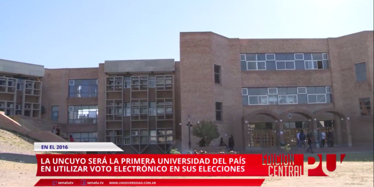 Voto electrónico en la UNCuyo