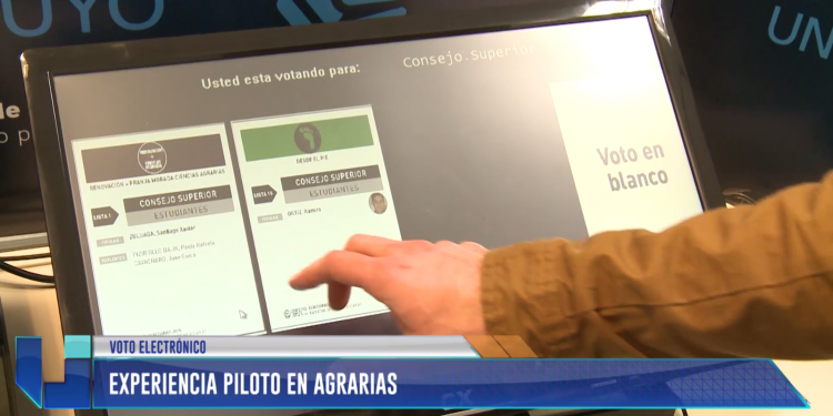 Voto electrónico: experiencia en la Facultad de Agrarias