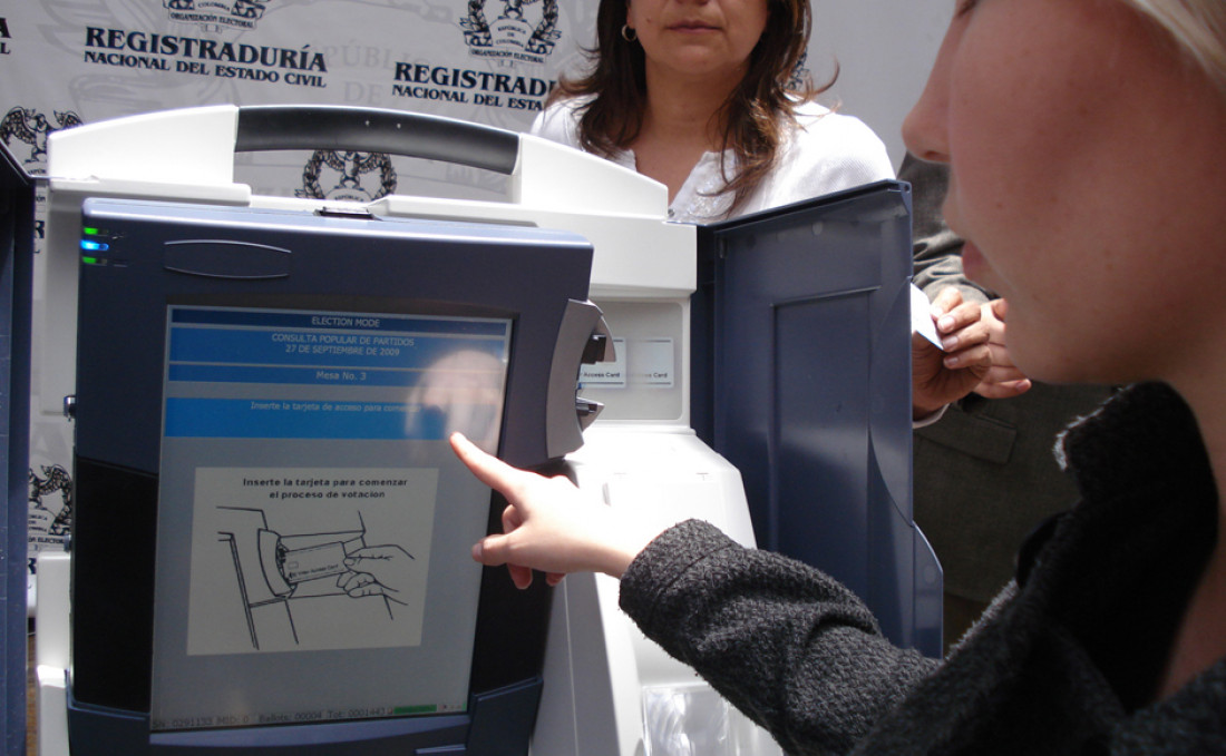 El voto electrónico cuesta 65 millones de pesos
