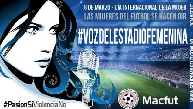 imagen La voz del estadio será, por un día, de una mujer