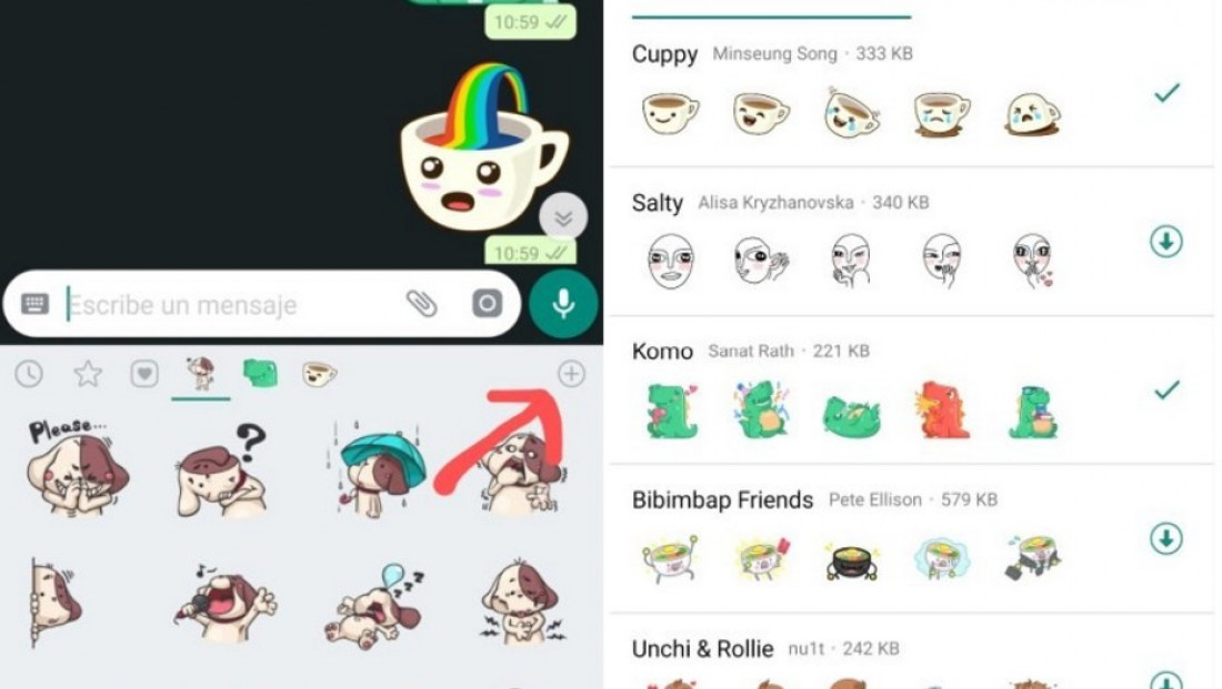 Ya se pueden usar en WhatsApp divertidos stickers