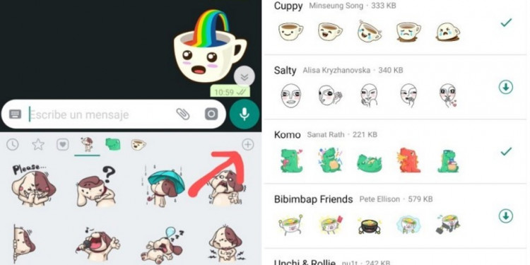 Ya se pueden usar en WhatsApp divertidos stickers