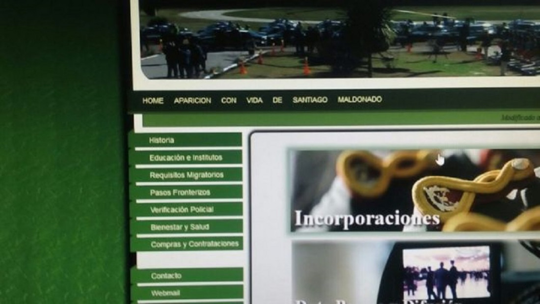 Hackearon la web de Gendarmería y pidieron por Santiago Maldonado 