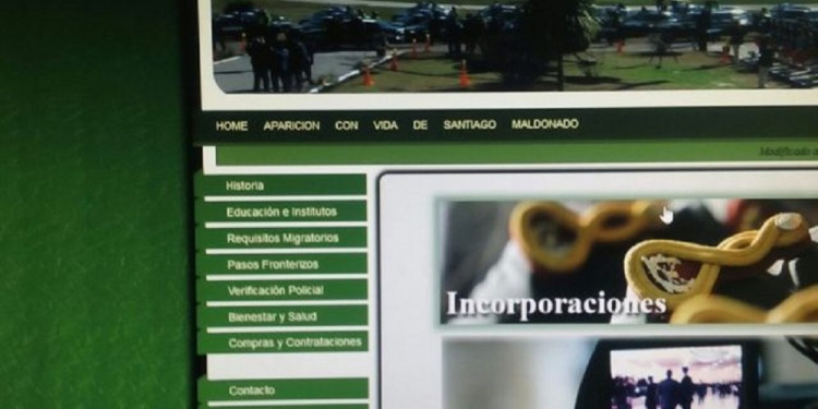 Hackearon la web de Gendarmería y pidieron por Santiago Maldonado 