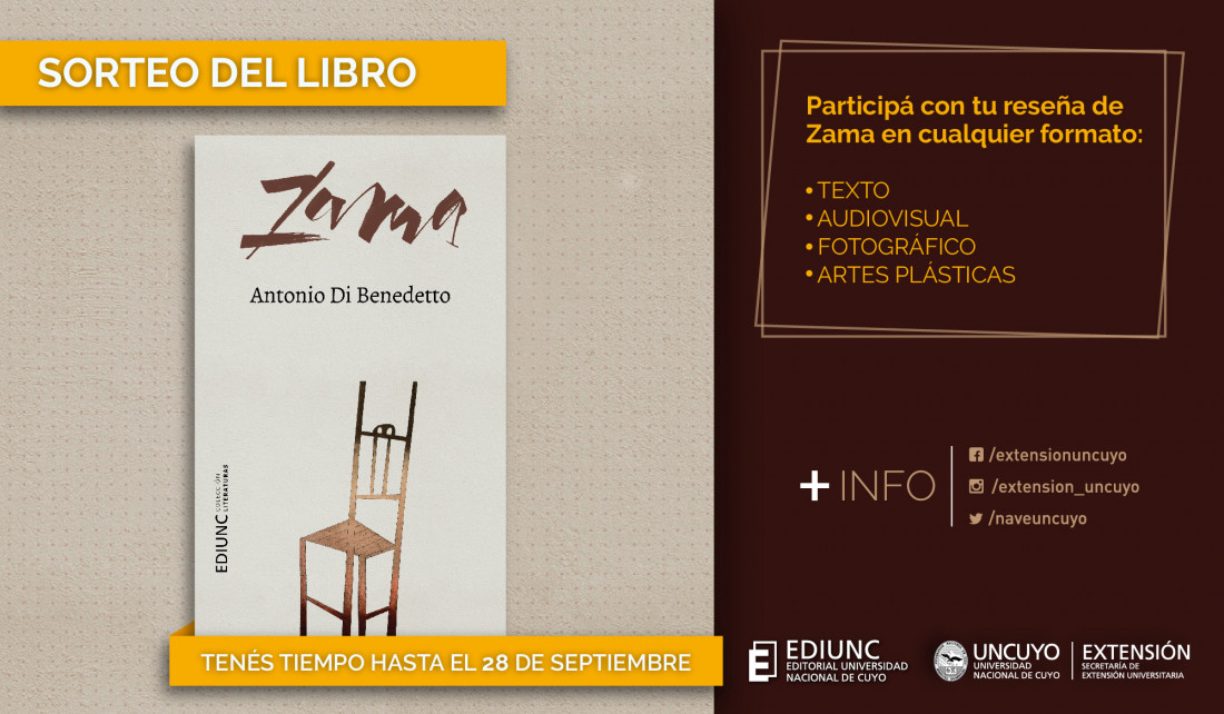 La Ediunc sortea un ejemplar inédito de "Zama"