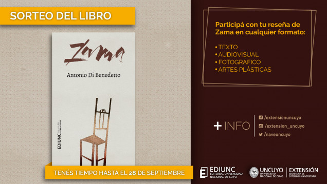 imagen La Ediunc sortea un ejemplar inédito de "Zama"