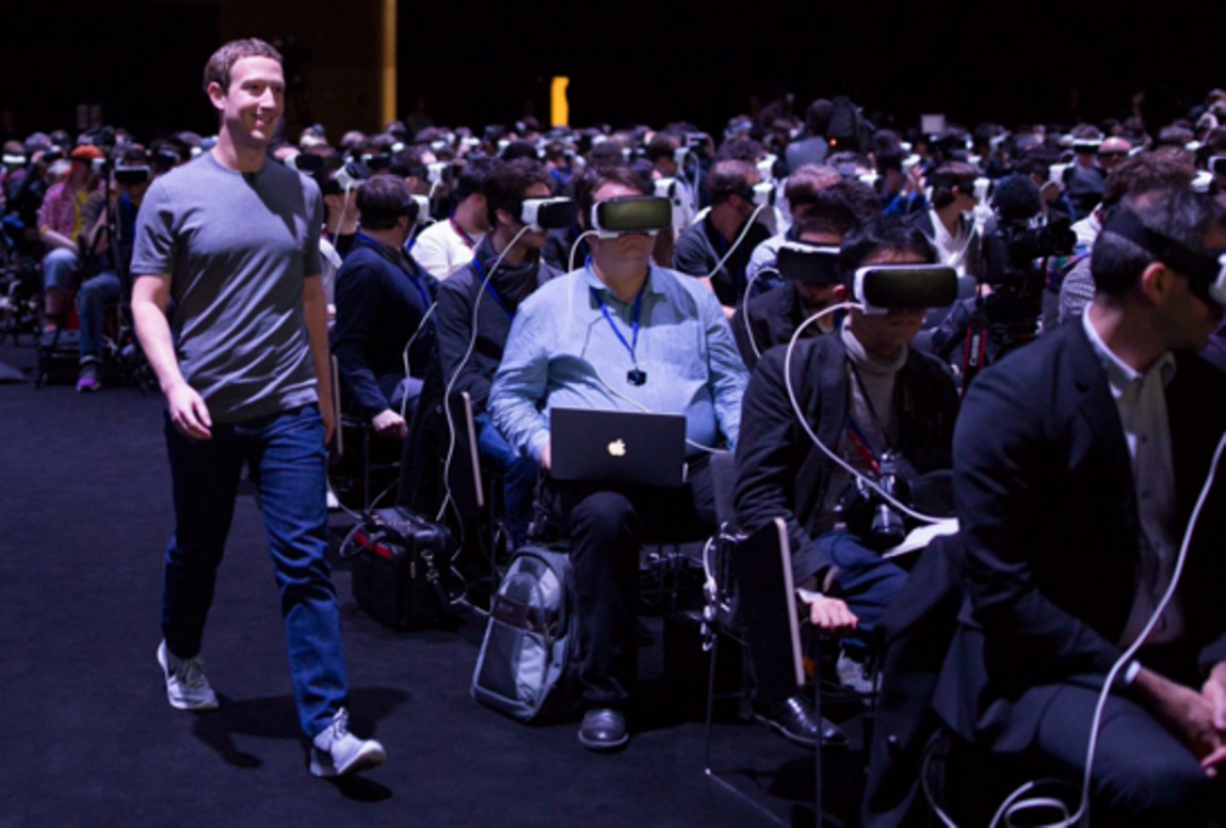 Zuckerberg, "invisible" gracias a la realidad virtual 