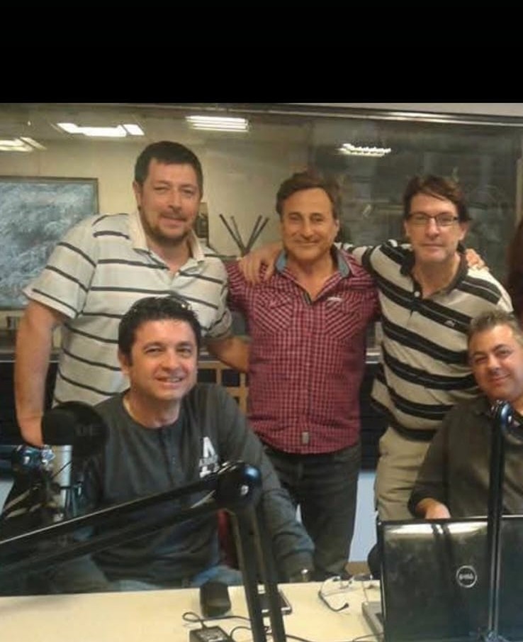 Marcelo Torrez, Hernández, Ábrego, Néstor Sampirisi y Rubén Valle