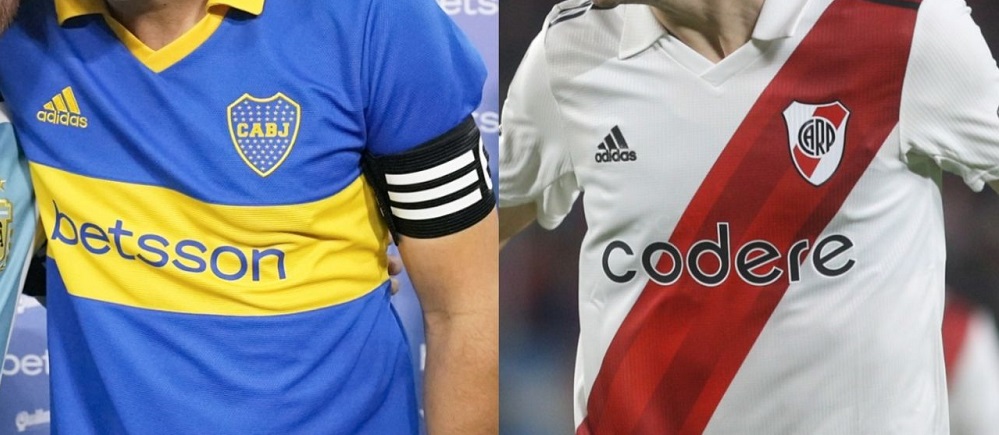 camisetas boca river