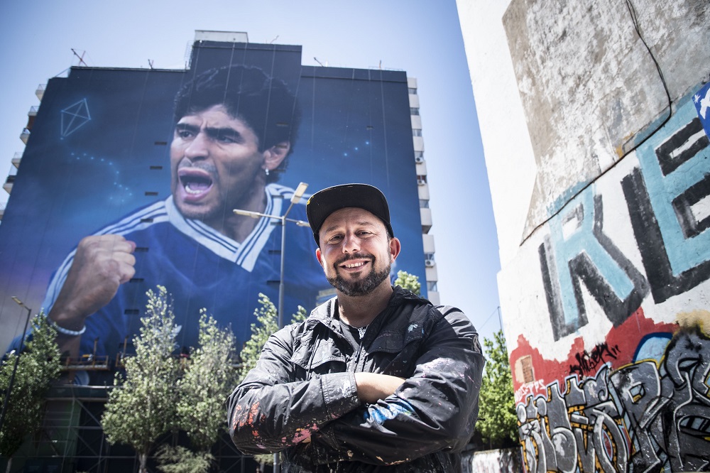 mural maradona