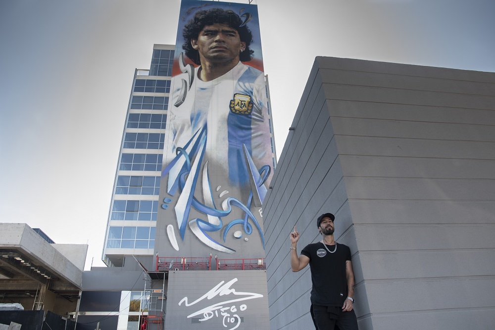 mural maradona